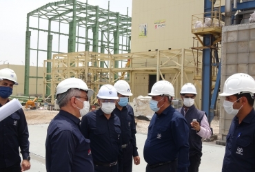 بازدید مدیرعامل محترم هلدینگ میدکو از پروژه های فعال در مجتمع فولاد بوتیای ایرانیان